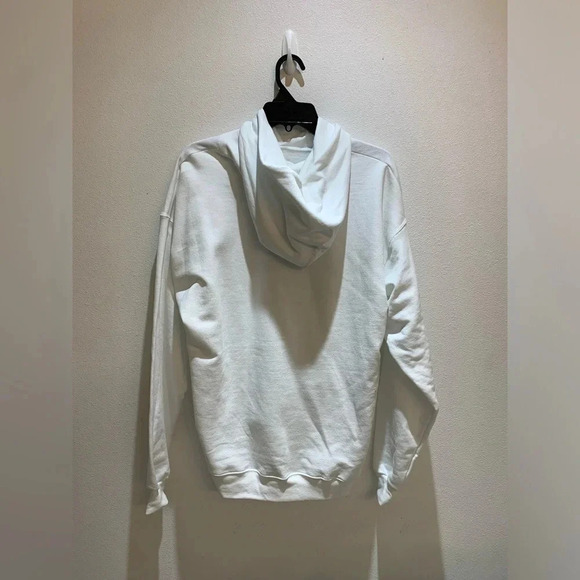 Hanes Pullover Hoodie Seattle Space Needle Design White Unisex Size L NWOT - Picture 2 of 9